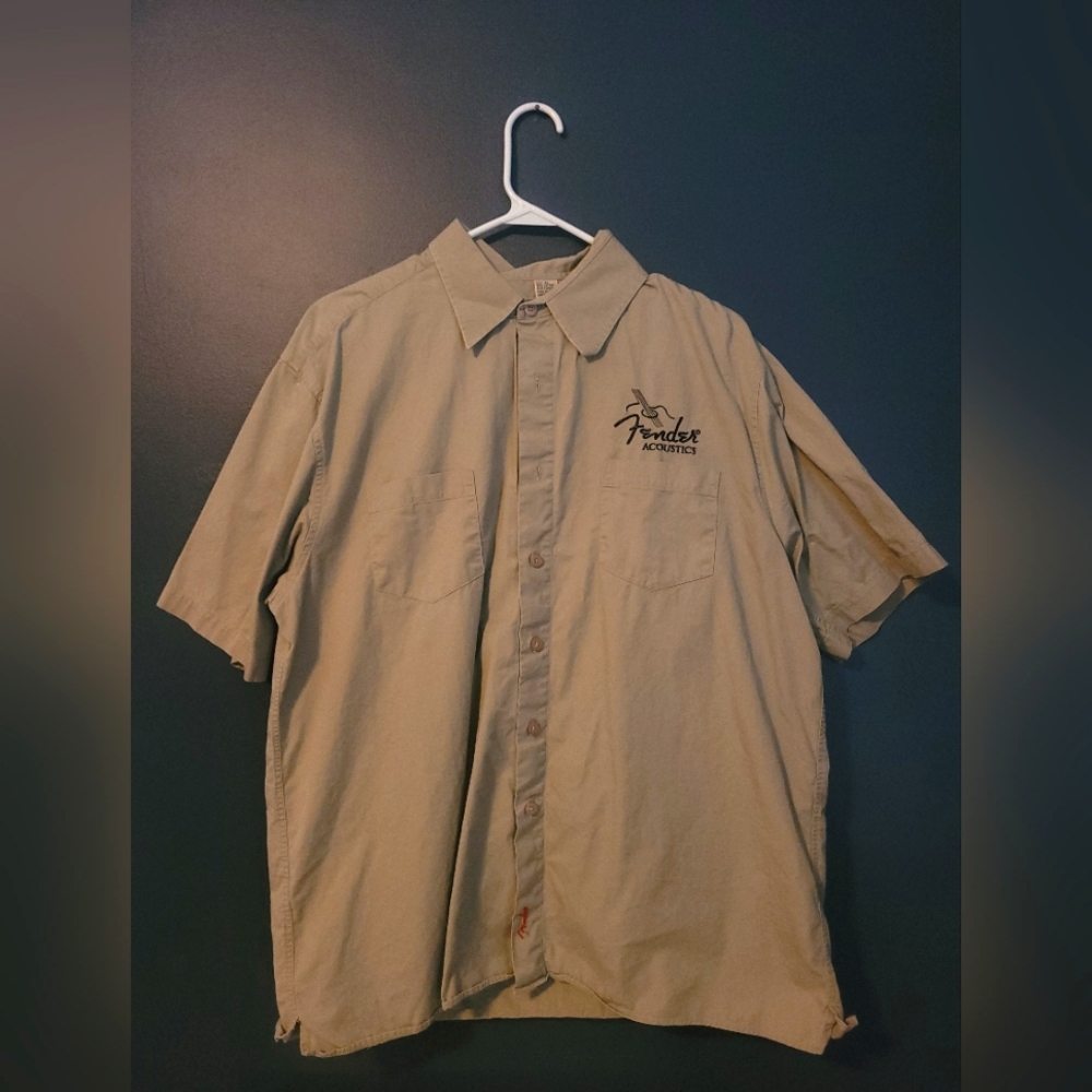 Fender Acoustic button up shirt XL